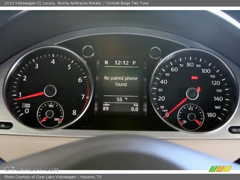 Mocha Anthracite Metallic / Cornsilk Beige Two Tone 2010 Volkswagen CC Luxury