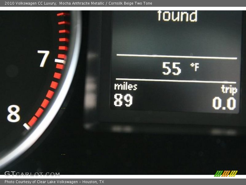 Mocha Anthracite Metallic / Cornsilk Beige Two Tone 2010 Volkswagen CC Luxury