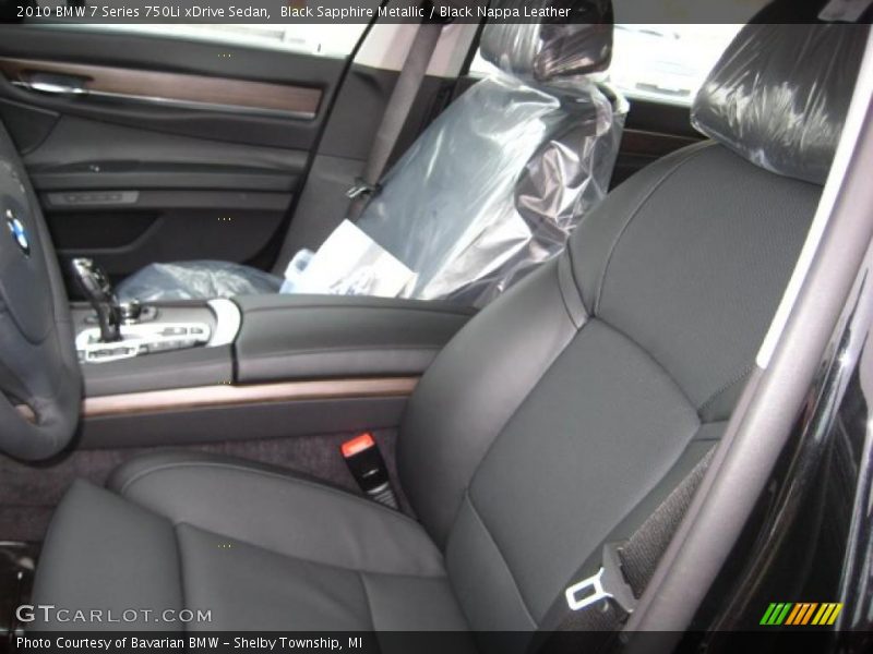 Black Sapphire Metallic / Black Nappa Leather 2010 BMW 7 Series 750Li xDrive Sedan