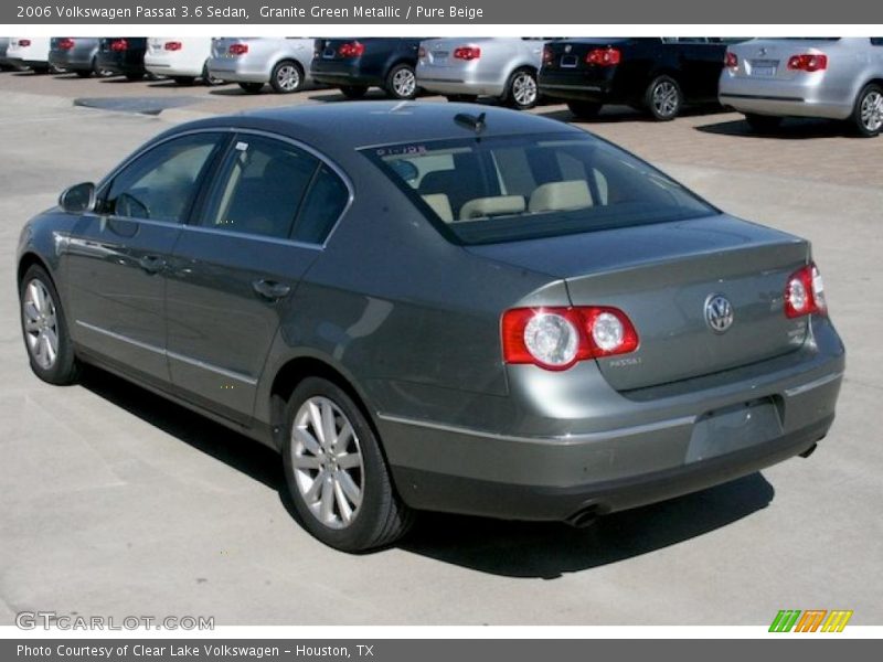 Granite Green Metallic / Pure Beige 2006 Volkswagen Passat 3.6 Sedan