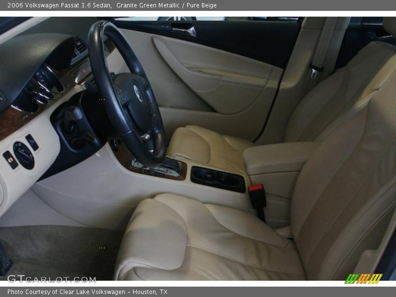 Granite Green Metallic / Pure Beige 2006 Volkswagen Passat 3.6 Sedan