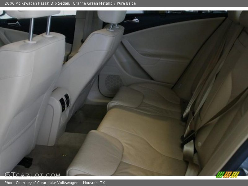 Granite Green Metallic / Pure Beige 2006 Volkswagen Passat 3.6 Sedan