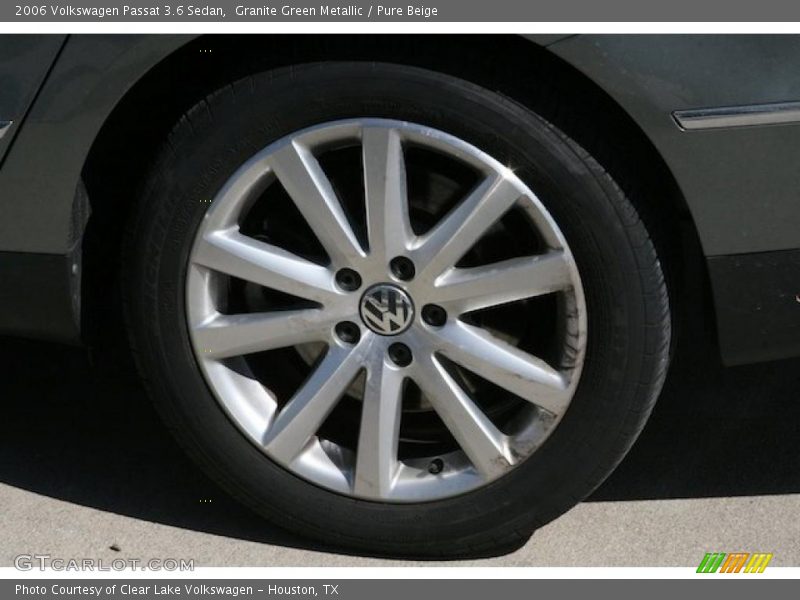 Granite Green Metallic / Pure Beige 2006 Volkswagen Passat 3.6 Sedan