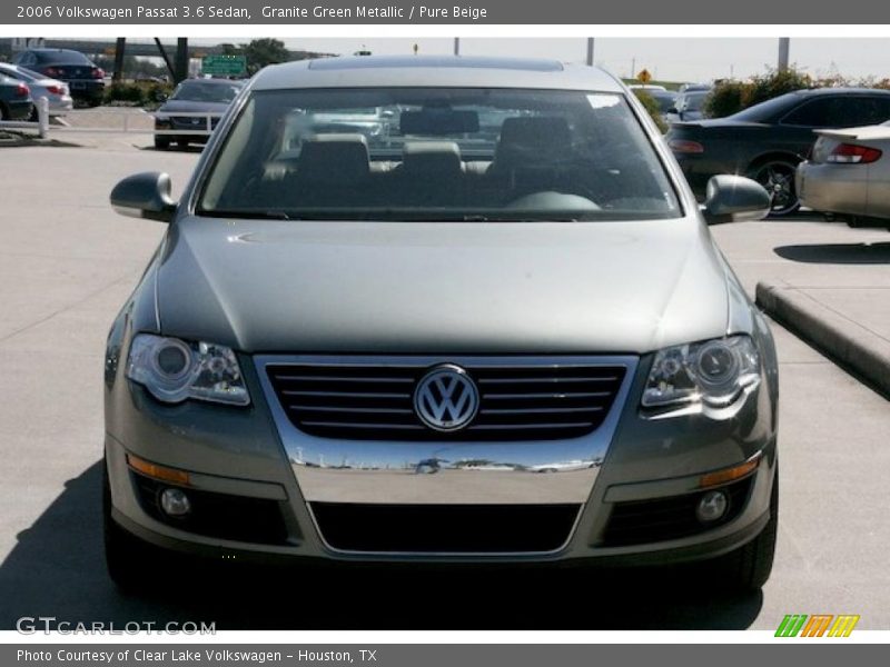 Granite Green Metallic / Pure Beige 2006 Volkswagen Passat 3.6 Sedan