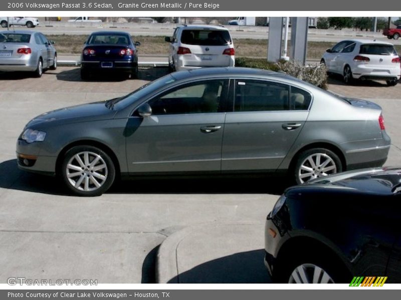 Granite Green Metallic / Pure Beige 2006 Volkswagen Passat 3.6 Sedan