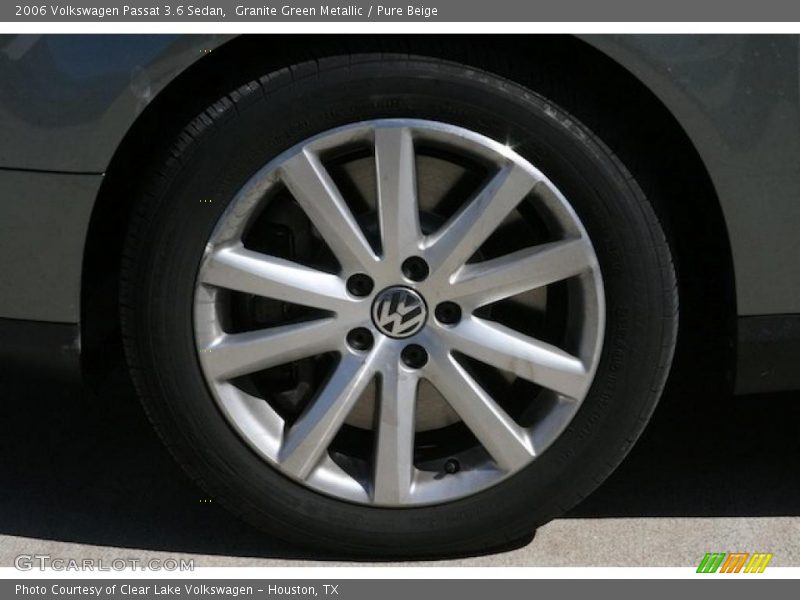Granite Green Metallic / Pure Beige 2006 Volkswagen Passat 3.6 Sedan