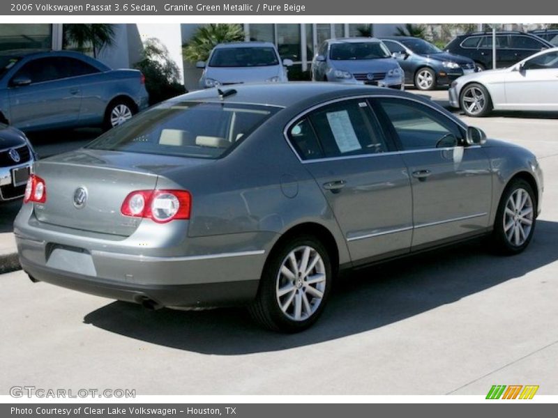 Granite Green Metallic / Pure Beige 2006 Volkswagen Passat 3.6 Sedan
