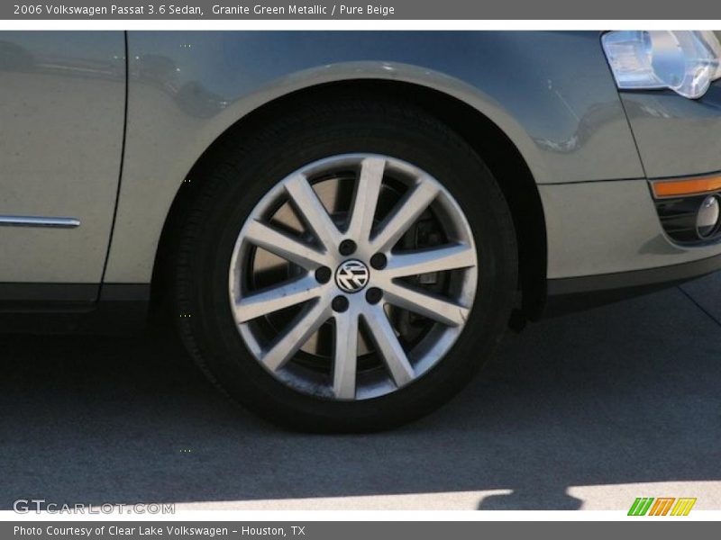 Granite Green Metallic / Pure Beige 2006 Volkswagen Passat 3.6 Sedan