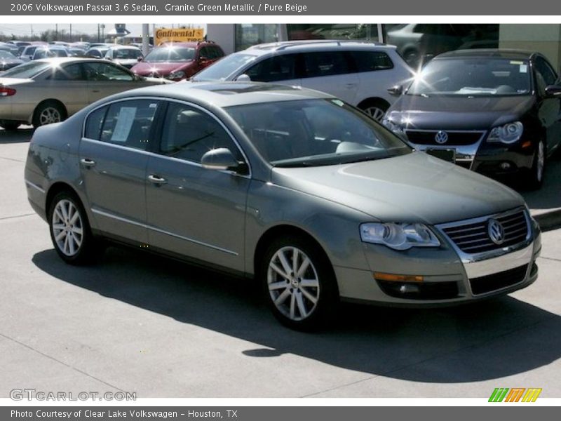 Granite Green Metallic / Pure Beige 2006 Volkswagen Passat 3.6 Sedan