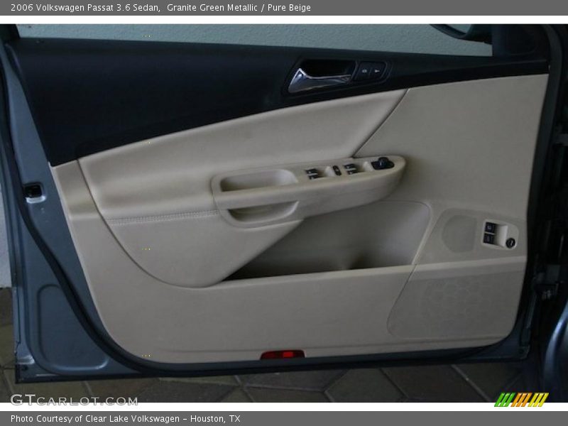 Granite Green Metallic / Pure Beige 2006 Volkswagen Passat 3.6 Sedan