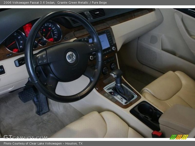 Granite Green Metallic / Pure Beige 2006 Volkswagen Passat 3.6 Sedan
