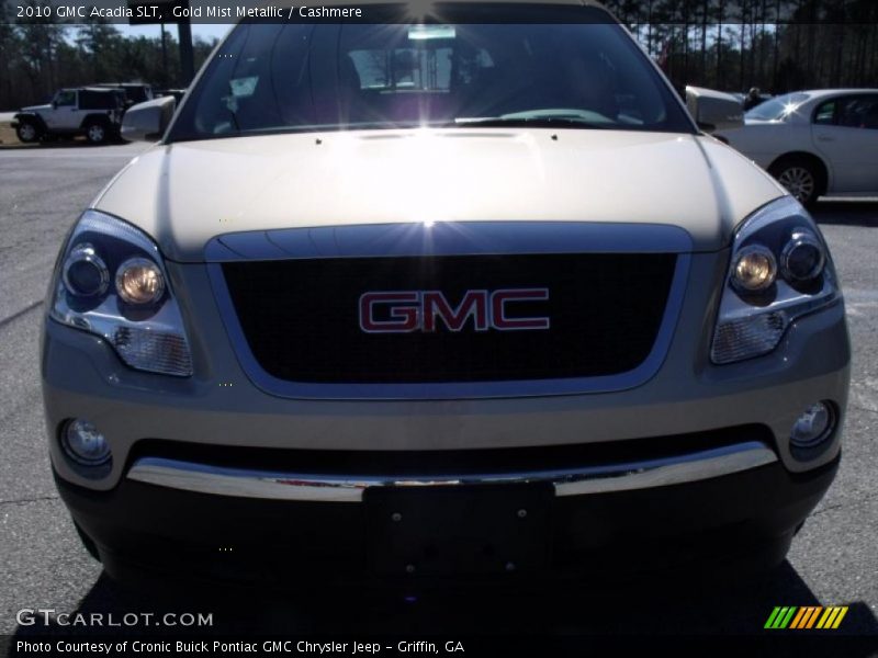 Gold Mist Metallic / Cashmere 2010 GMC Acadia SLT