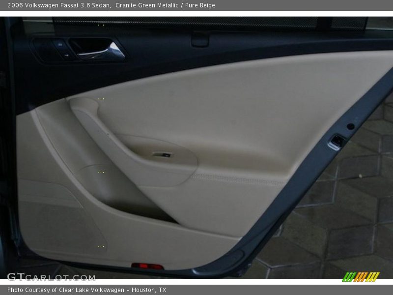 Granite Green Metallic / Pure Beige 2006 Volkswagen Passat 3.6 Sedan