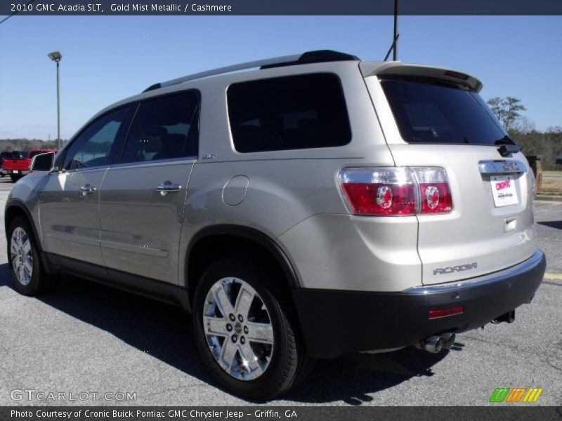 Gold Mist Metallic / Cashmere 2010 GMC Acadia SLT