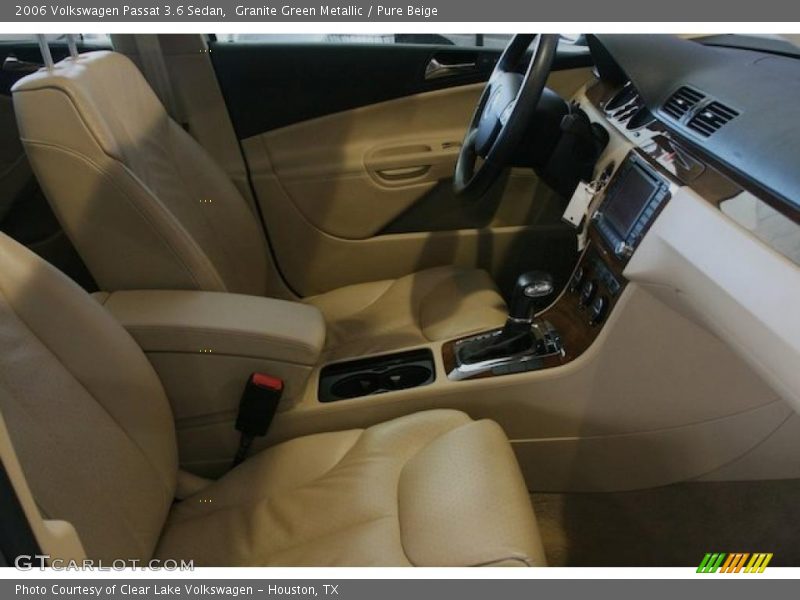 Granite Green Metallic / Pure Beige 2006 Volkswagen Passat 3.6 Sedan