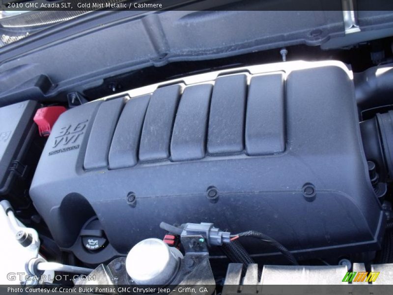 Gold Mist Metallic / Cashmere 2010 GMC Acadia SLT