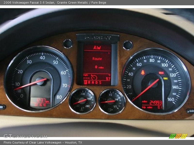 Granite Green Metallic / Pure Beige 2006 Volkswagen Passat 3.6 Sedan