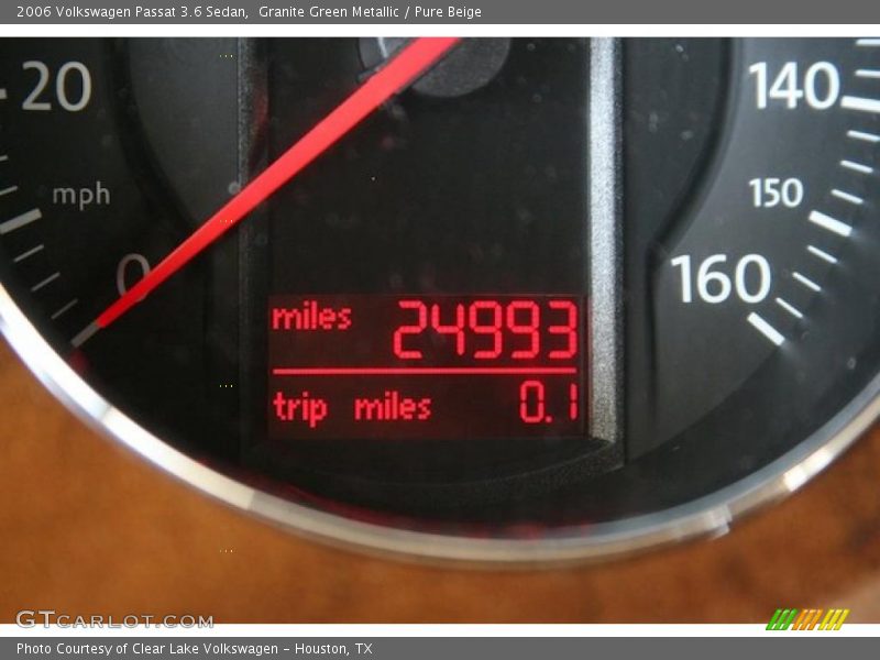 Granite Green Metallic / Pure Beige 2006 Volkswagen Passat 3.6 Sedan
