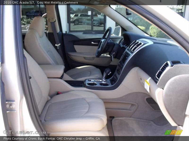 Gold Mist Metallic / Cashmere 2010 GMC Acadia SLT