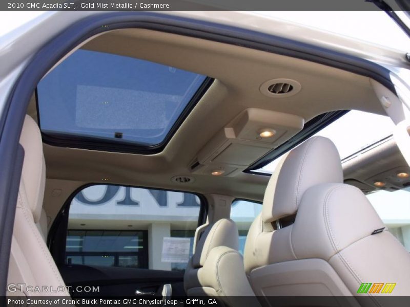 Gold Mist Metallic / Cashmere 2010 GMC Acadia SLT