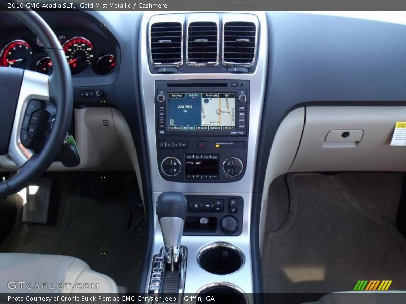 Gold Mist Metallic / Cashmere 2010 GMC Acadia SLT