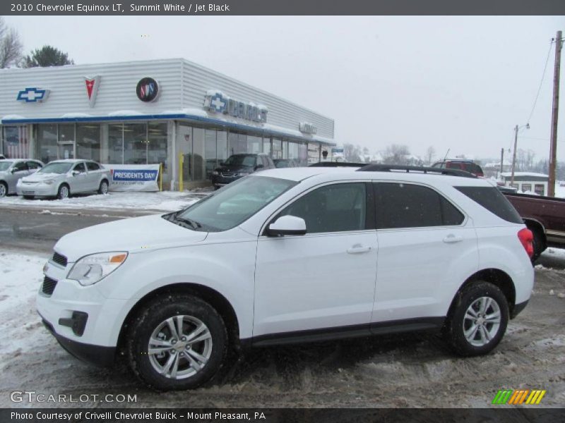 Summit White / Jet Black 2010 Chevrolet Equinox LT