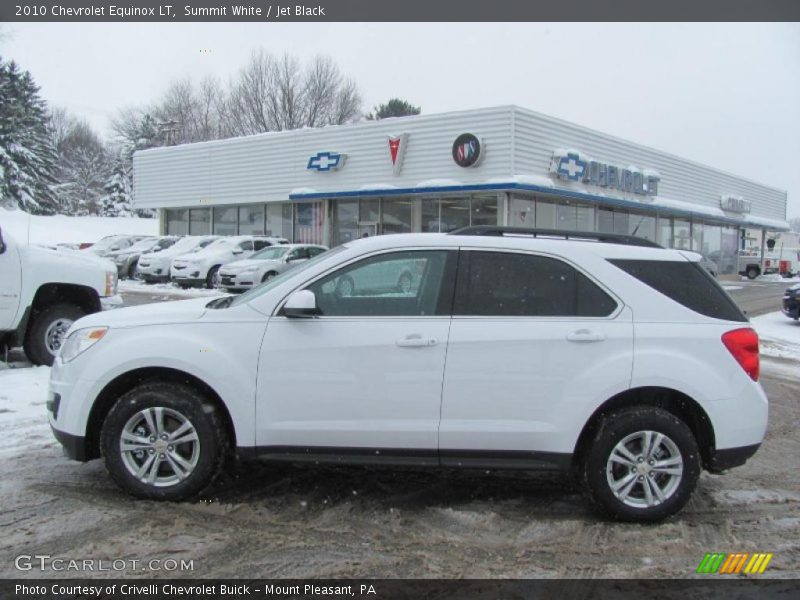 Summit White / Jet Black 2010 Chevrolet Equinox LT