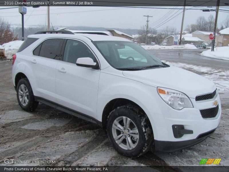 Summit White / Jet Black 2010 Chevrolet Equinox LT