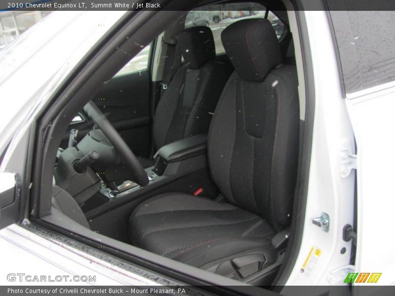 Summit White / Jet Black 2010 Chevrolet Equinox LT