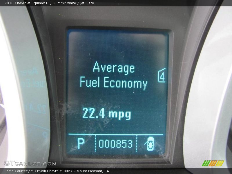 Summit White / Jet Black 2010 Chevrolet Equinox LT