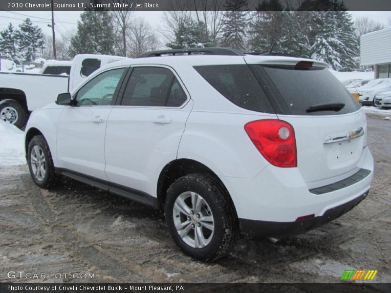 Summit White / Jet Black 2010 Chevrolet Equinox LT