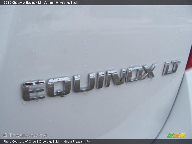 Summit White / Jet Black 2010 Chevrolet Equinox LT