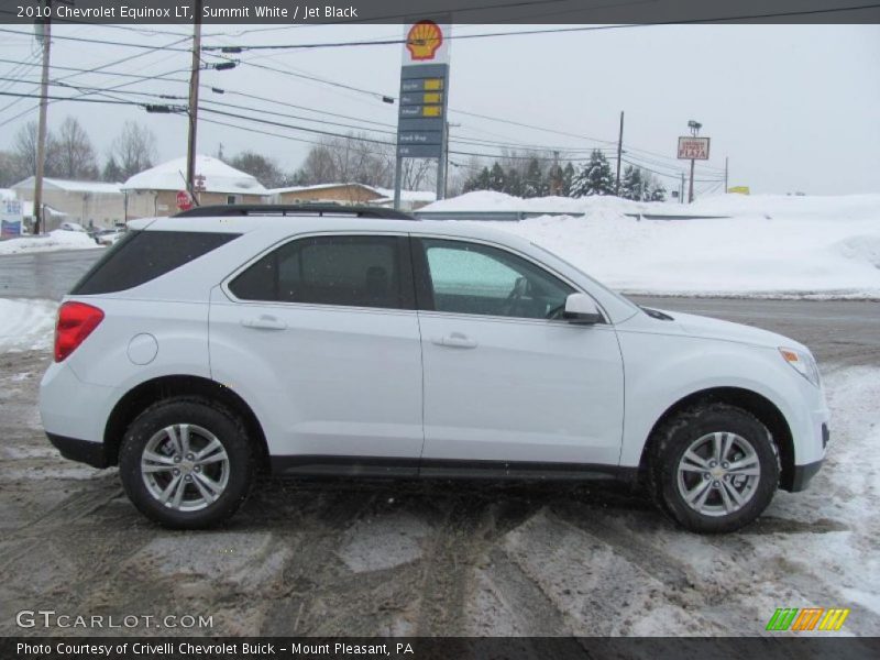 Summit White / Jet Black 2010 Chevrolet Equinox LT