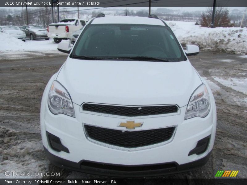 Summit White / Jet Black 2010 Chevrolet Equinox LT