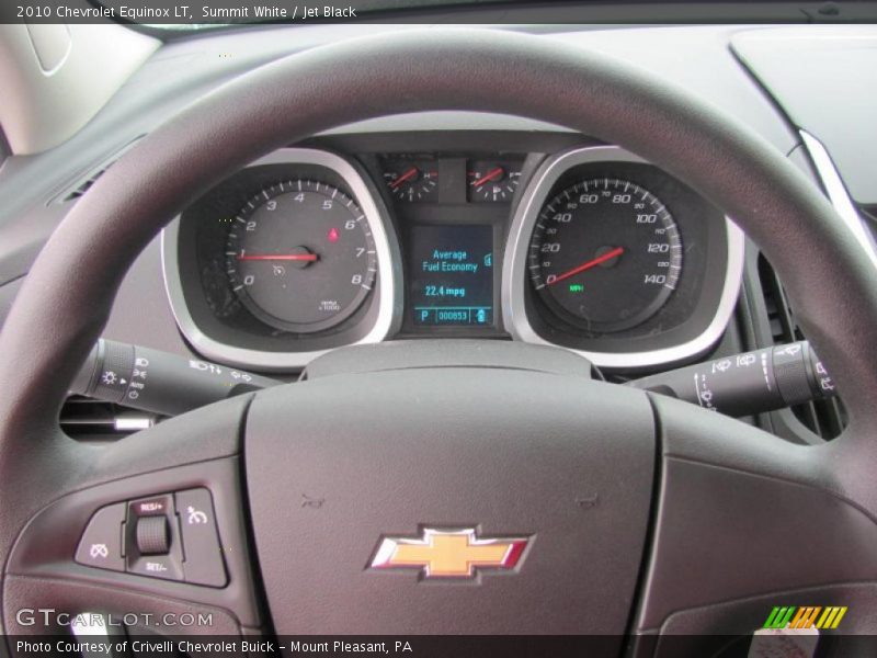 Summit White / Jet Black 2010 Chevrolet Equinox LT