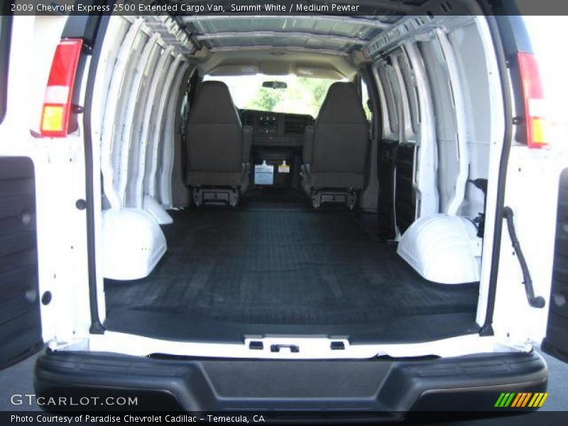 Summit White / Medium Pewter 2009 Chevrolet Express 2500 Extended Cargo Van