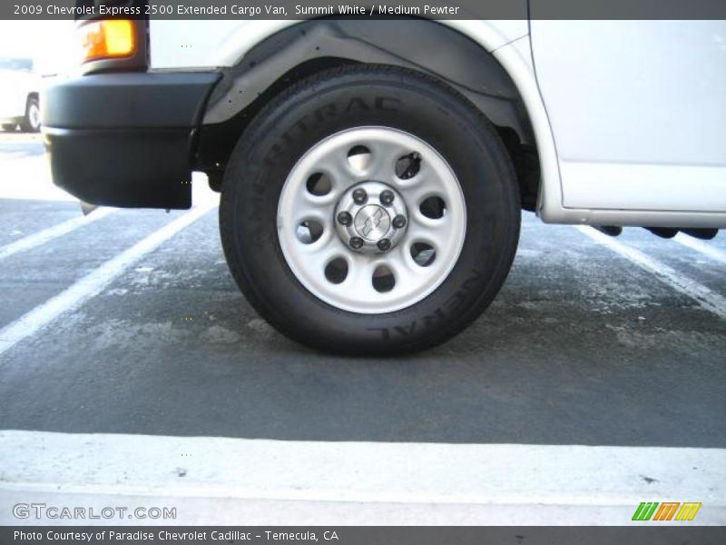 Summit White / Medium Pewter 2009 Chevrolet Express 2500 Extended Cargo Van