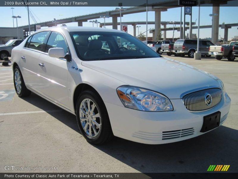 White Opal / Titanium 2009 Buick Lucerne CXL