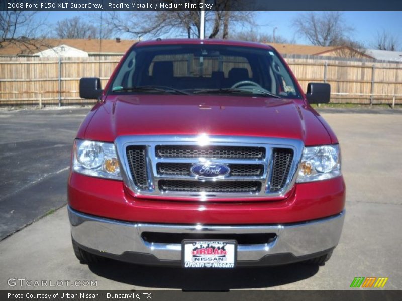 Redfire Metallic / Medium Flint Grey 2008 Ford F150 XLT SuperCrew