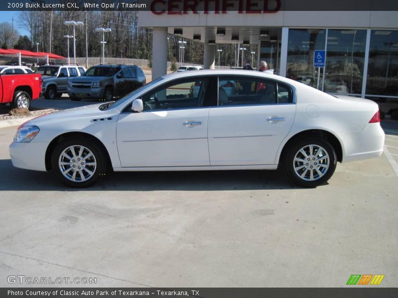 White Opal / Titanium 2009 Buick Lucerne CXL