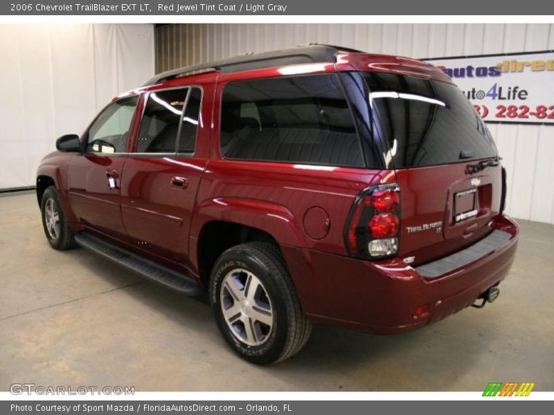 Red Jewel Tint Coat / Light Gray 2006 Chevrolet TrailBlazer EXT LT