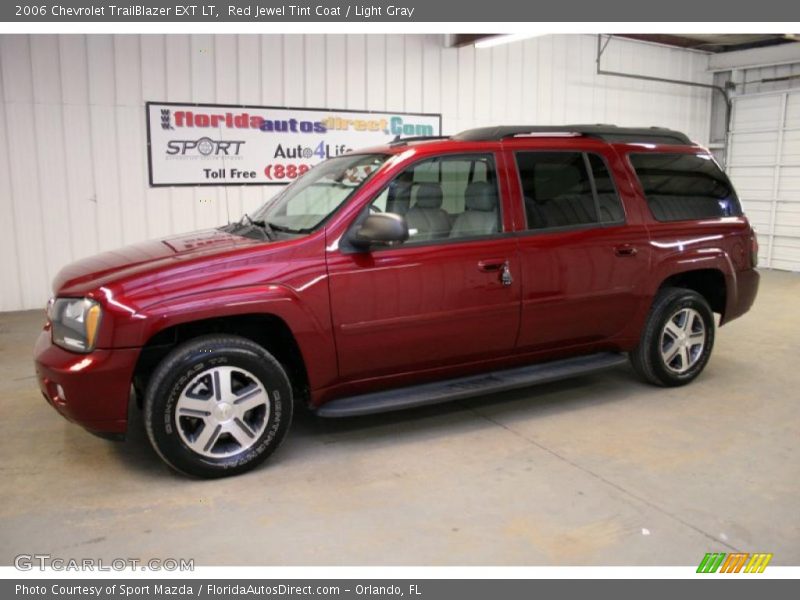 Red Jewel Tint Coat / Light Gray 2006 Chevrolet TrailBlazer EXT LT