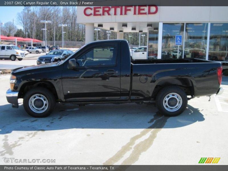 Onyx Black / Pewter 2007 GMC Canyon Regular Cab