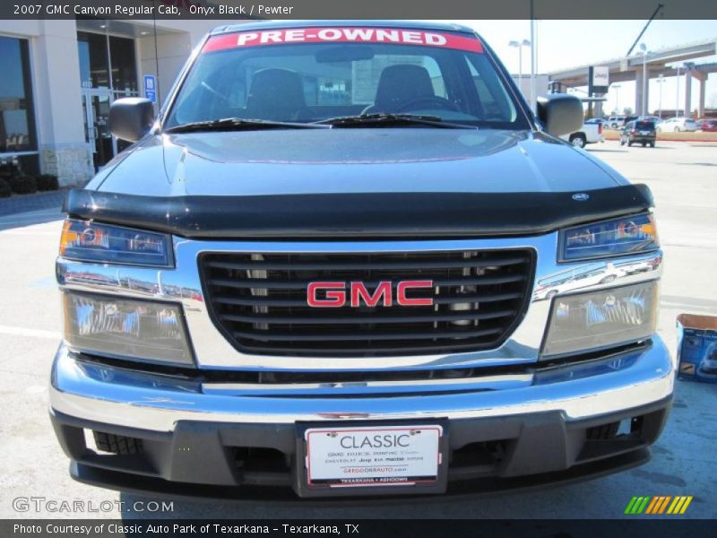 Onyx Black / Pewter 2007 GMC Canyon Regular Cab