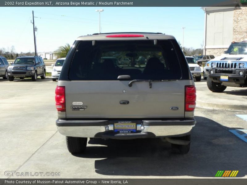 Arizona Beige Metallic / Medium Parchment 2002 Ford Expedition XLT