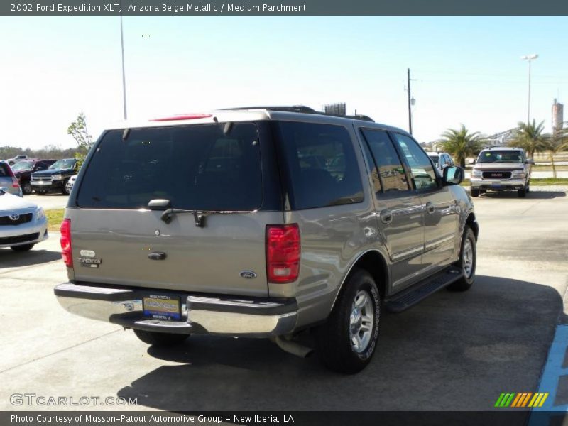 Arizona Beige Metallic / Medium Parchment 2002 Ford Expedition XLT