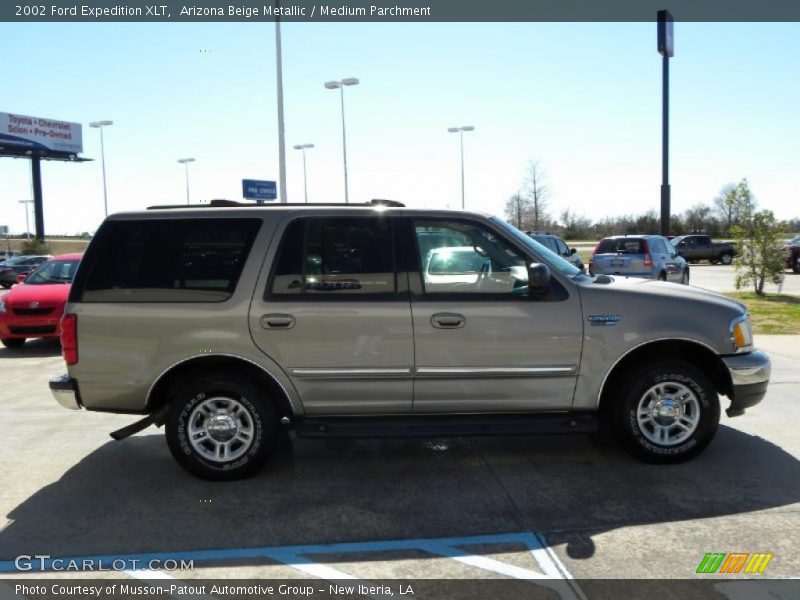 Arizona Beige Metallic / Medium Parchment 2002 Ford Expedition XLT