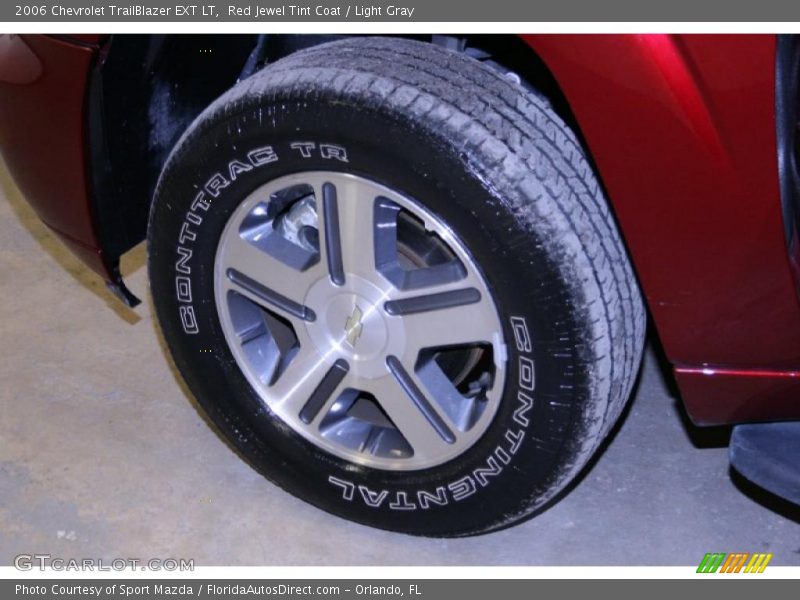 Red Jewel Tint Coat / Light Gray 2006 Chevrolet TrailBlazer EXT LT