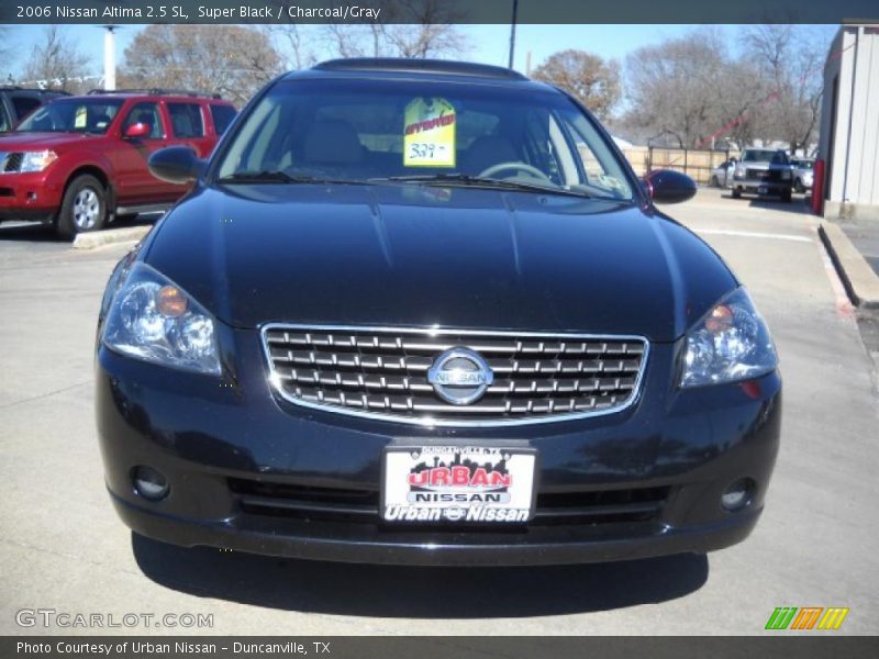 Super Black / Charcoal/Gray 2006 Nissan Altima 2.5 SL