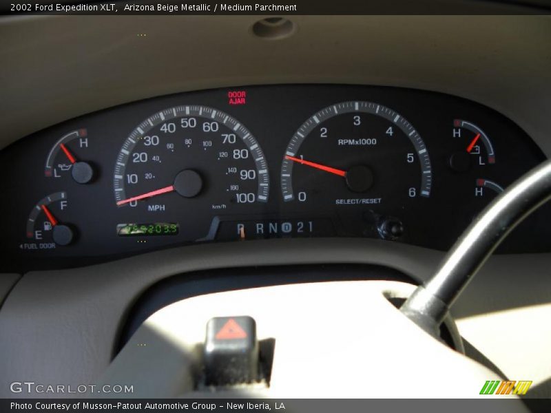 Arizona Beige Metallic / Medium Parchment 2002 Ford Expedition XLT